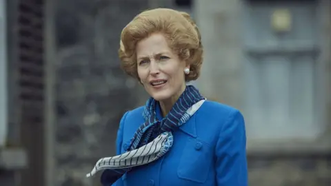 Netflix Gillian Anderson as Margaret Thatcher