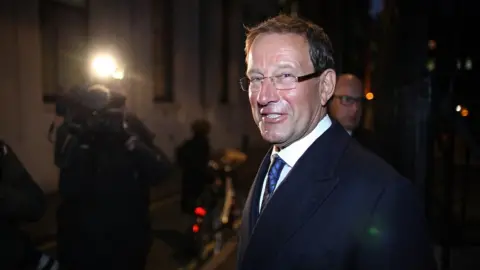 Getty Images Richard Desmond: clearly happy to get out of print media