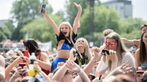 PA Media Crowd of fans at TRNSMT