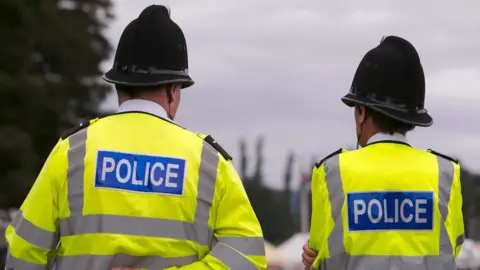 Getty Images UK police officers