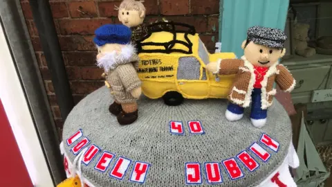 Syston Town News Only Fools and Horses topper for the show's 40th anniversary in September 2021