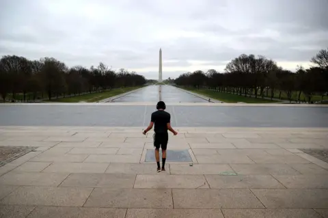 Getty Images The view from Lincoln Memorial across the National Mall in Washington, DC