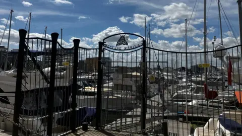 Matt Marvel/BBC Neptune Marina, in Ipswich, Suffolk