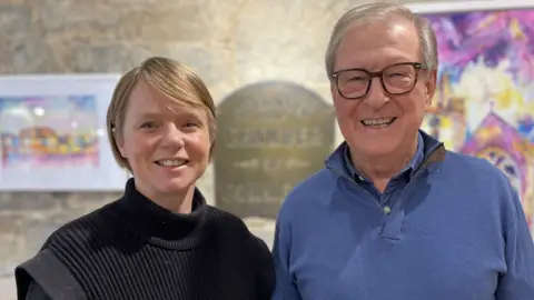 Guernsey Chamber of Commerce Alice Gill and Peter Neville