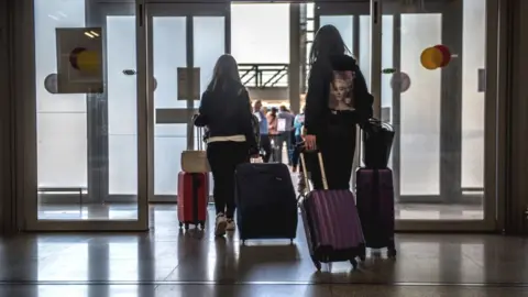 Getty Images airport doors