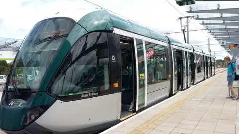 A Nottingham Tram