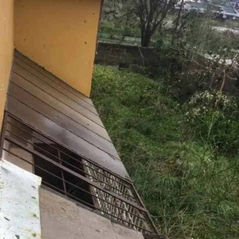 Luke Lasam Roof blown off the Lasam Family house