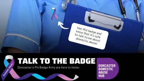 Doncaster Council Graphic showing badge