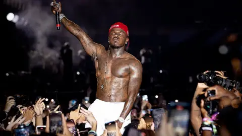 Getty Images Dababy at Rolling Loud festival