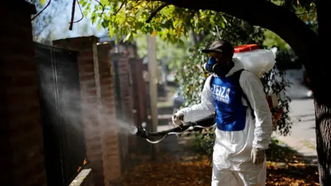 Reuters Fumigation in part of Buenos Aires, 14 Apr 23