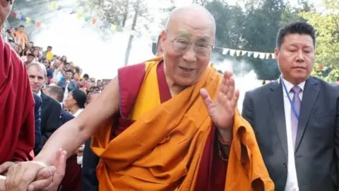 Reuters Tibetan spiritual leader the Dalai Lama arrives for his visit to the Tibet Institute Rikon in Rikon, Switzerland September 21, 2018.