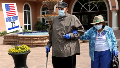 Reuters Voters cast their ballots in Florida