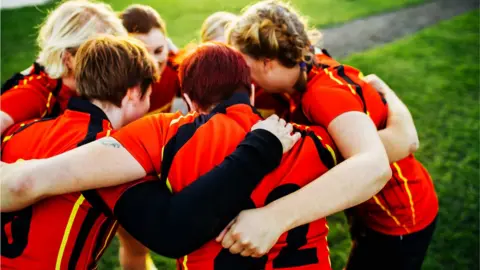 Getty Images Female rugby team