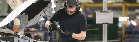 Getty Images UK car worker