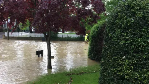 Martin Davies Flooding in Harlow