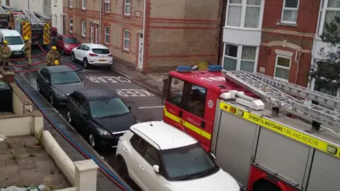 Jon Emmett Fire scene