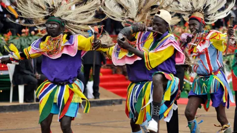 AFP Dancers at a ceremony to ratify Kenya's new constitution in Nairobi - 27 August 2010