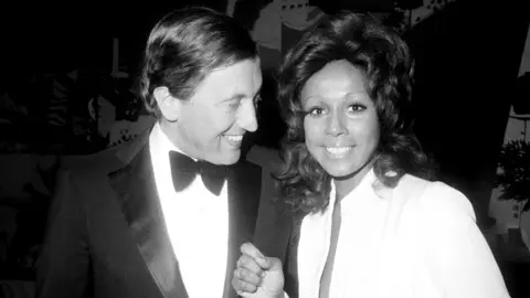 Getty Images David Frost and Diahann Carroll