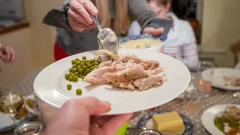 Getty Images Chrismas dinner image