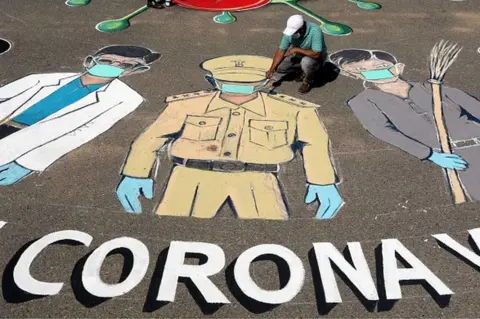 Getty Images corona signs