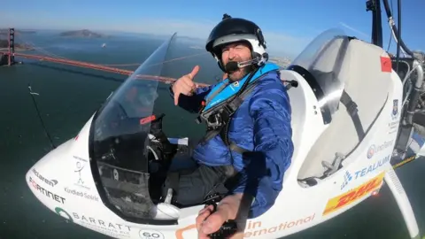 James Ketchell James by the Golden Gate bridge