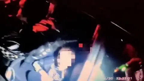 Derbyshire Police Still from police footage