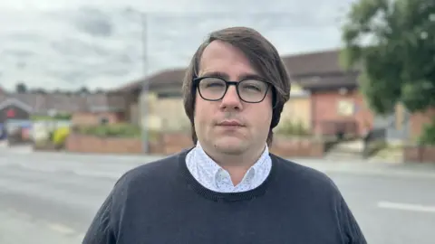 BBC/Jim Scott Paul Edgeworth, councillor for Thorney Close