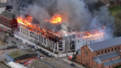 Fire at building on Fox Street in Liverpool