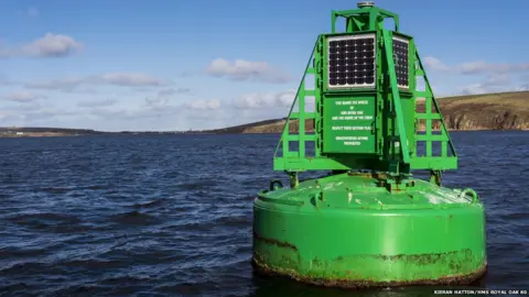 Kieran Hatton/HMS Royal Oak 80 Bouy above Royal Oak wreck