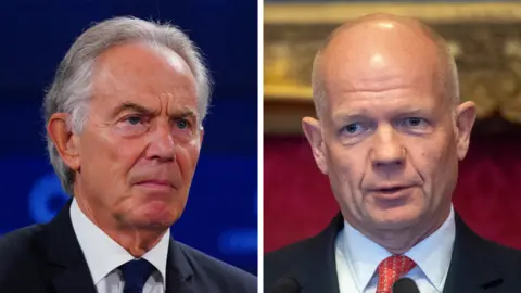 Sir Tony Blair and Lord Hague