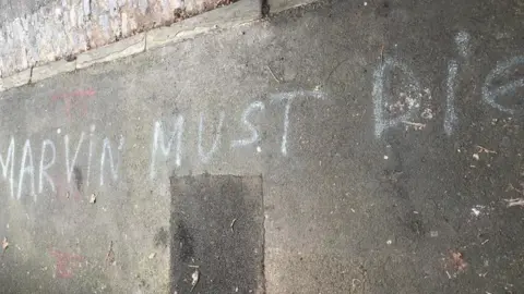 Marvin Rees Marvin Must Die graffiti