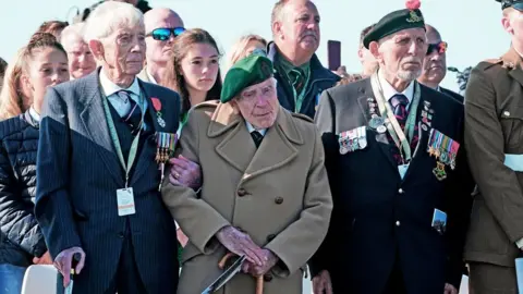 PA D-Day veterans at the British Normandy Memorial site