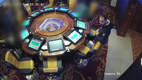 PSNI Sharyar Ali inside a Castleblayney casino