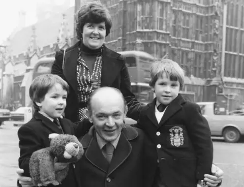Getty Images Sir Teddy Taylor and family