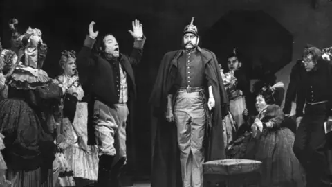 Sovfoto/UIG via Getty Images Moscow Art Theatre performance of The Inspector General