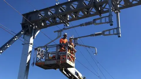 Great Western Rail  Electrification work