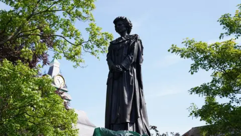 PA Media Statue of Margaret Thatcher in Grantham