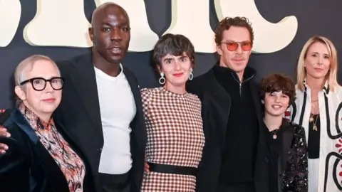 Getty Images Abi Morgan, McKinley Belcher III, Gaby Hoffmann, Benedict Cumberbatch, Ivan Howe and Lucy Forbes