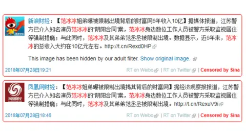 Free Weibo Posts by verified media on Fan that have been censored