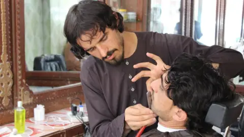 Getty Images Beard trimming