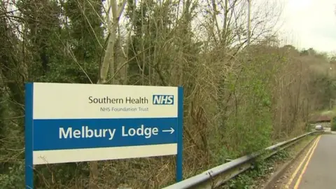 BBC A Southern Health sign