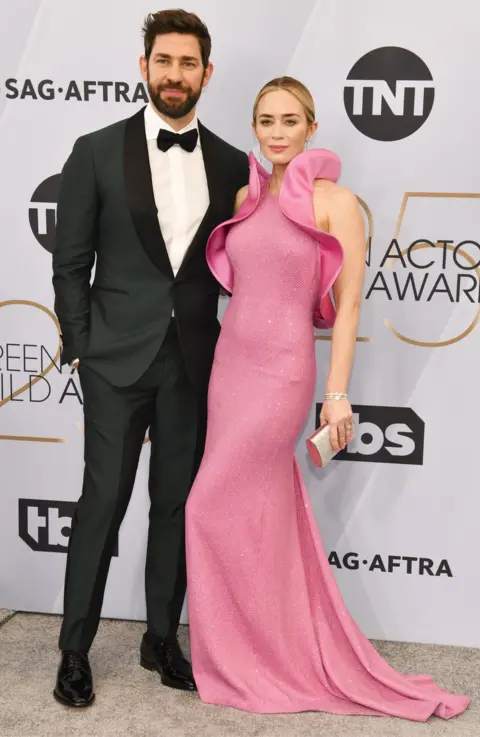 Getty Images Emily Blunt and John Krasinksi