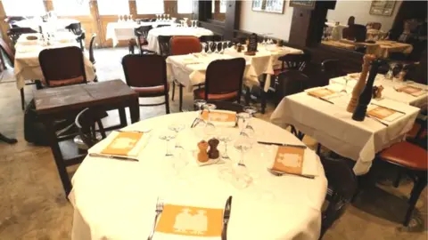 AFP Empty restaurant