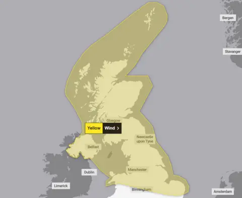 Strong winds cause travel issues as Storm Pia hits Scotland