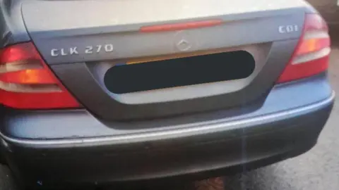 Devon and Cornwall Police Seized car