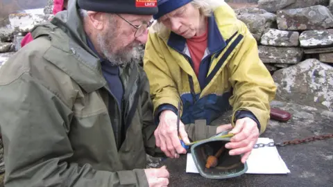 Moidart History Group Archaeologists and bell