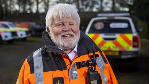 PA/Liam McBurney Sean McCarry, Regional Commander, Community Rescue Service, who will be honoured in the New Year honours list for services to the community in Northern Ireland.