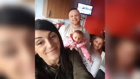 Nottinghamshire Police Lee Marshall and family