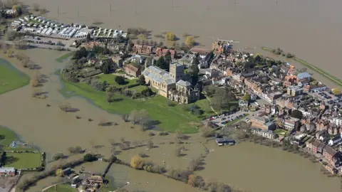 Damian Grady Flooded shot of Tewkesbury