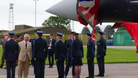 BBC King Charles at RAF Coningsby